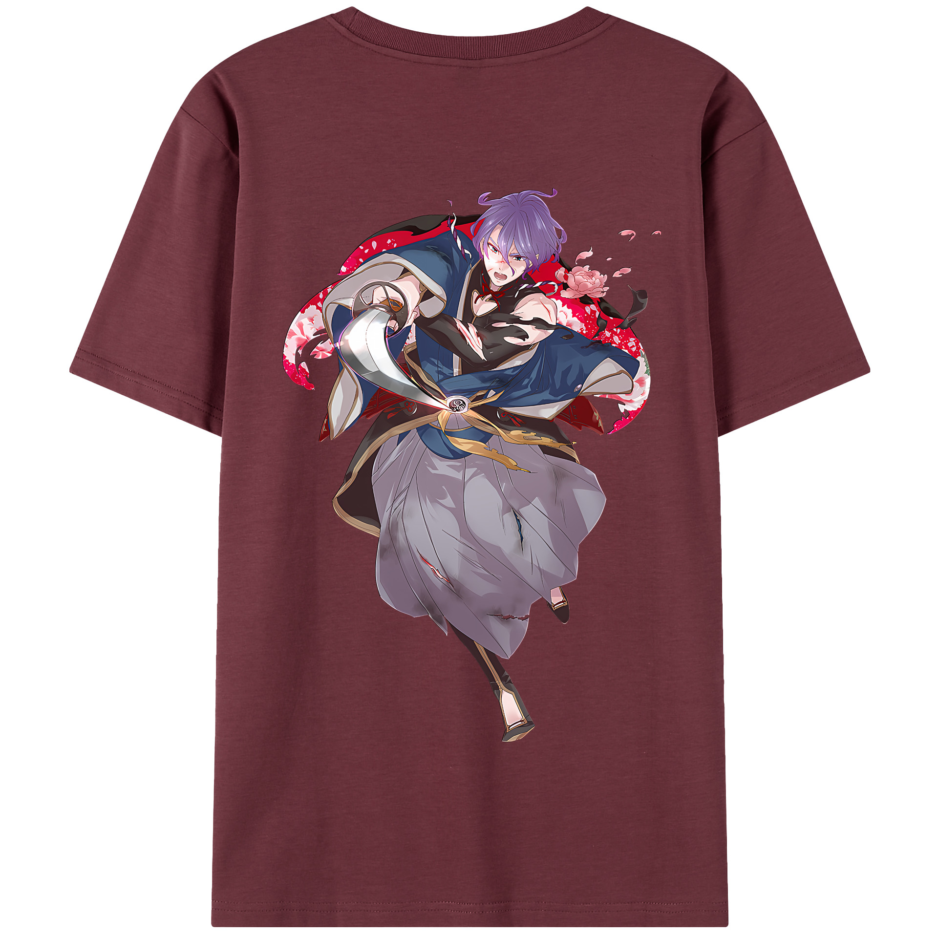 （画像用） 刀剣乱舞 Touken Ranbu 綿100％半袖Tシャツ（背面プリント）